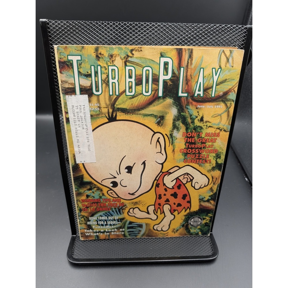 Turbo Play Magazine Issue 7 June / July 1991 TurboGrafx 16 Bonks Revenge